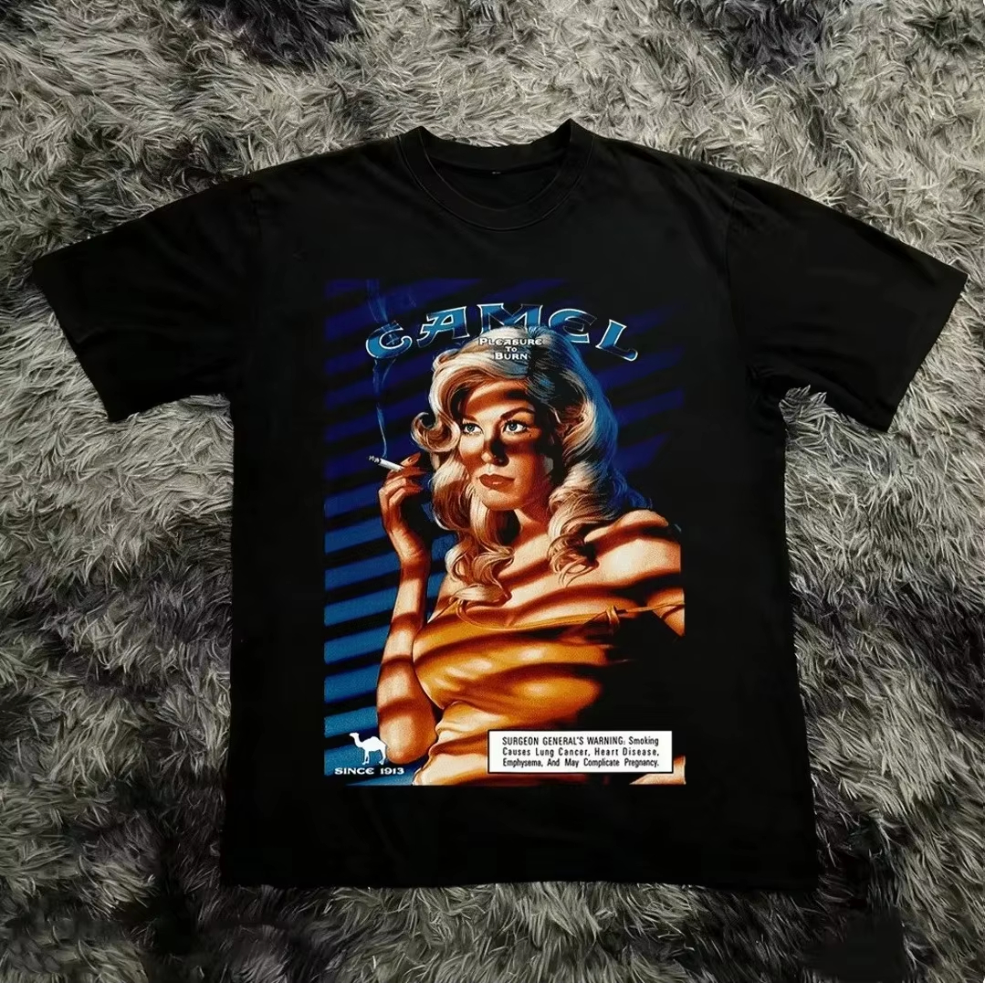 Streetwear Brand Pleasures - PLEASURE TO BURN Camel Brand Popular