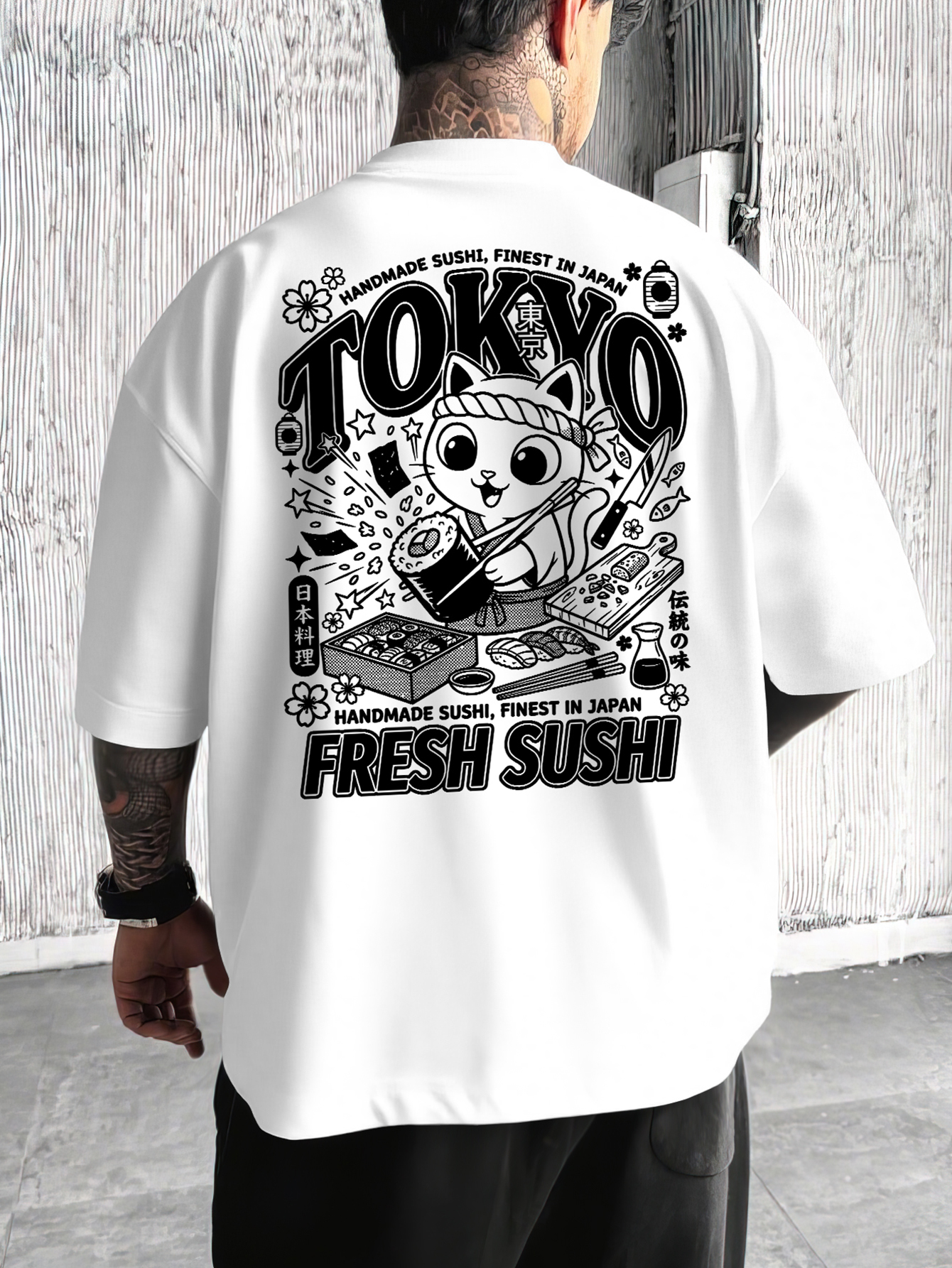 Brand Streetwear Tokyo - Men's Oversized Japanese Streetwear T-shirt Brand
