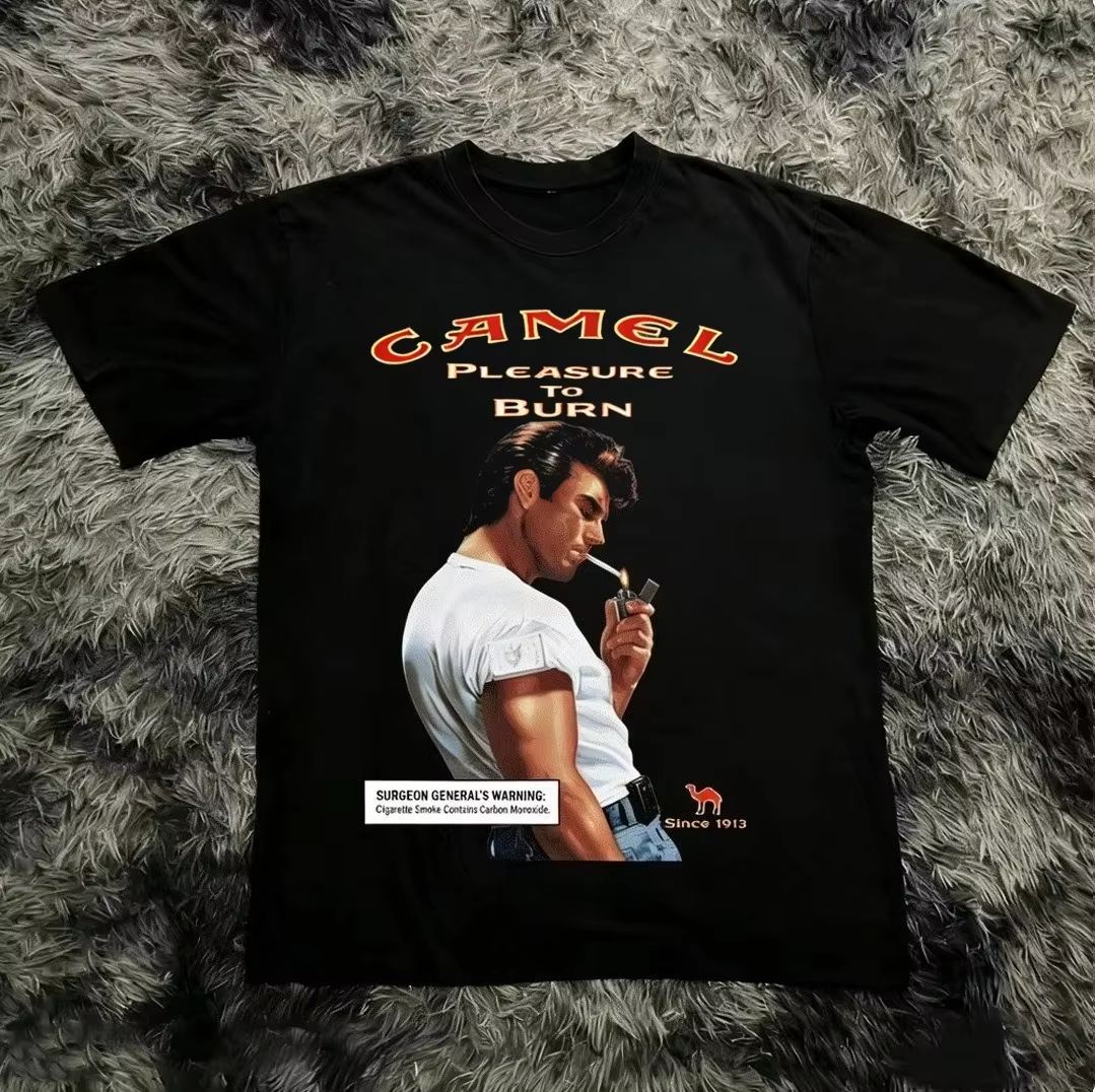 White PLEASURE TO BURN Camel B – обзор и цена Streetwear Brand Pleasures