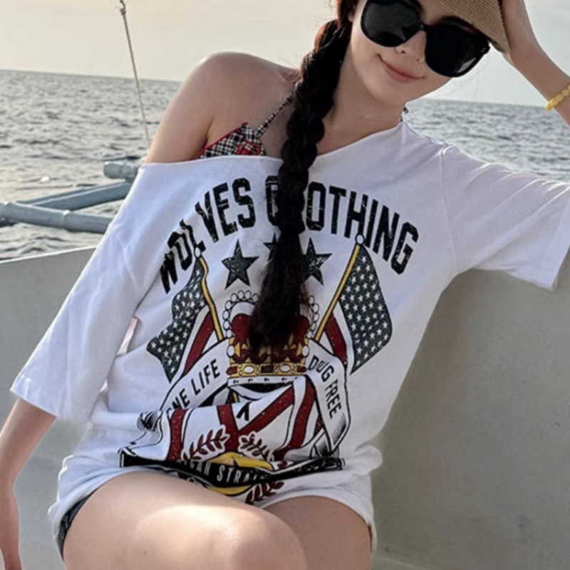 Korean Y2K Brand Retro Letter  – обзор и цена Off White Streetwear Brand